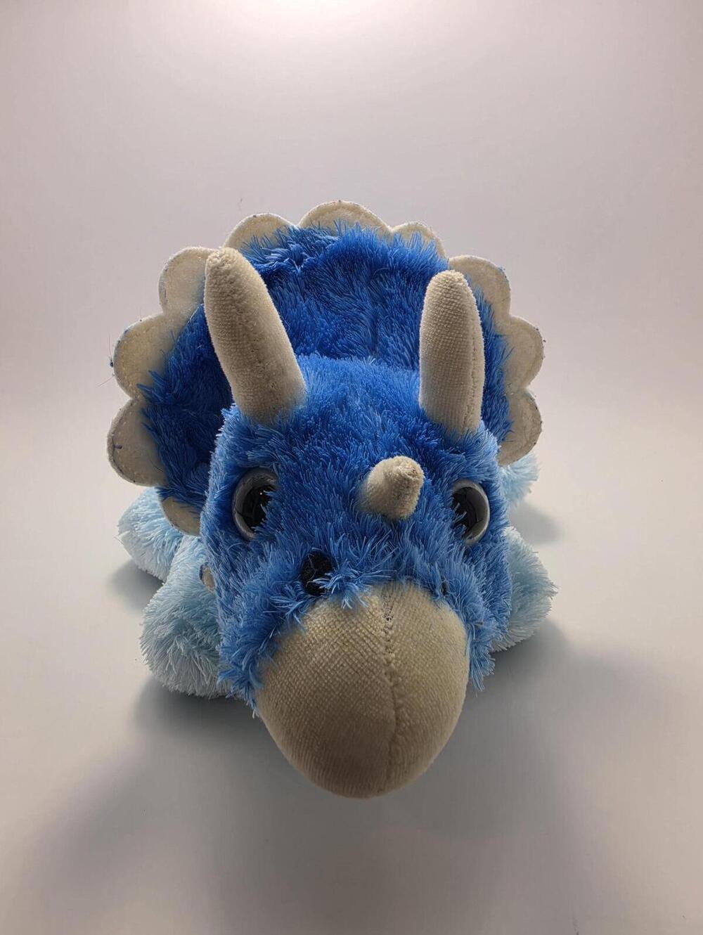 Wild Republic Blue Triceratops Dinosaur Plush! (10 inch)